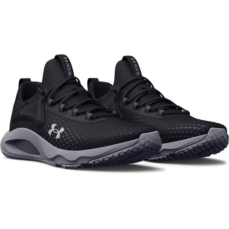 Tenis-under-armour-para-hombre-Ua-Hovr-Rise-4-para-entrenamiento-color-negro.-Par-Alineados