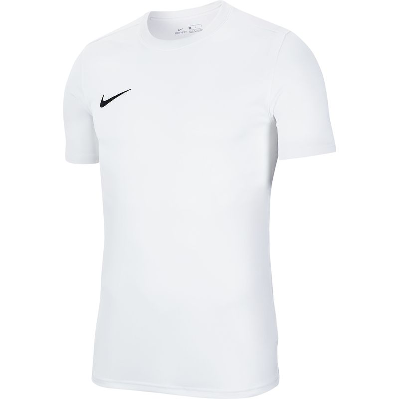 Camiseta-Manga-Corta-nike-para-hombre-M-Nk-Df-Park-Vii-Jsy-Ss-para-futbol-color-blanco.-Frente-Sin-Modelo