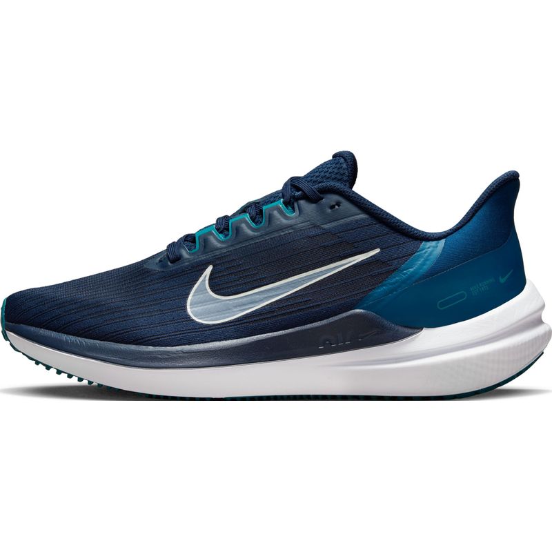 Tenis-nike-para-hombre-Nike-Air-Winflo-9-para-correr-color-azul.-Lateral-Interna-Izquierda