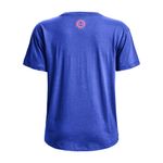 Camiseta-Manga-Corta-under-armour-para-mujer-Groovy-Wordmark-Ss-para-moda-color-azul.-Reverso-Sin-Modelo