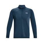 Camiseta-Manga-Larga-under-armour-para-hombre-Ua-Streaker-Half-Zip-para-correr-color-azul.-Frente-Sin-Modelo
