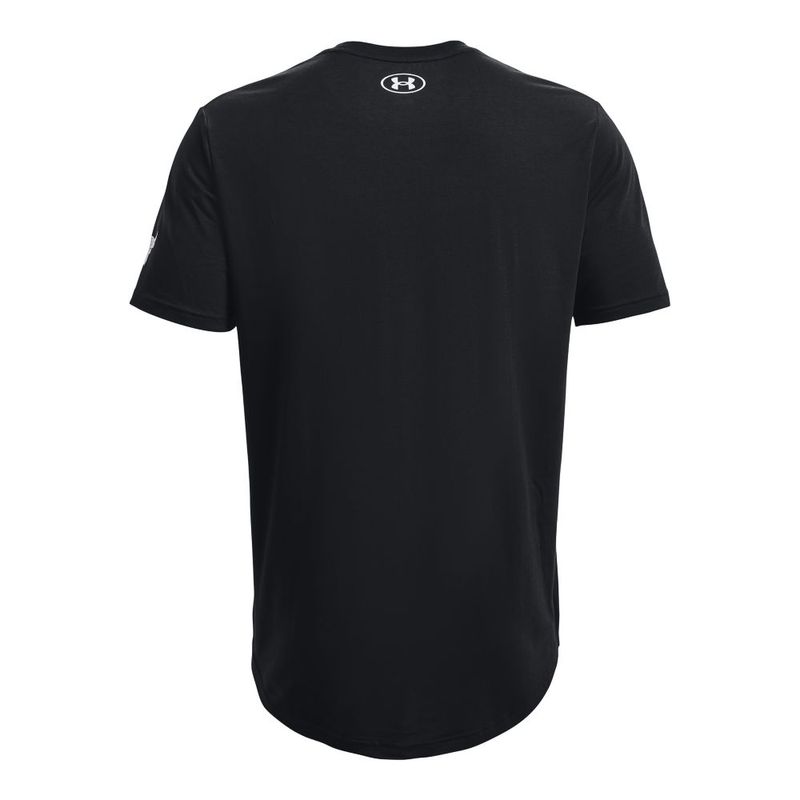 Camiseta-Manga-Corta-under-armour-para-hombre-Ua-Pjt-Rock-Ipbc-Ss-para-entrenamiento-color-negro.-Reverso-Sin-Modelo