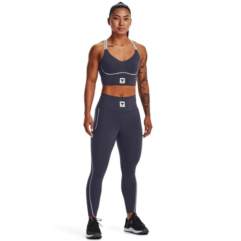 Licra-under-armour-para-mujer-Pjt-Rock-Meridian-Ankl-Lgn-para-entrenamiento-color-gris.-Outfit-Completo