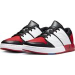 Tenis-nike-para-hombre-Jordan-Nu-Retro-1-Low-para-moda-color-rojo.-Par-Alineados