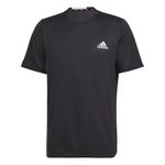 Camiseta-Manga-Corta-adidas-para-hombre-D4M-Tee-para-entrenamiento-color-negro.-Frente-Sin-Modelo