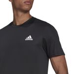 Camiseta-Manga-Corta-adidas-para-hombre-D4M-Tee-para-entrenamiento-color-negro.-Detalle-1