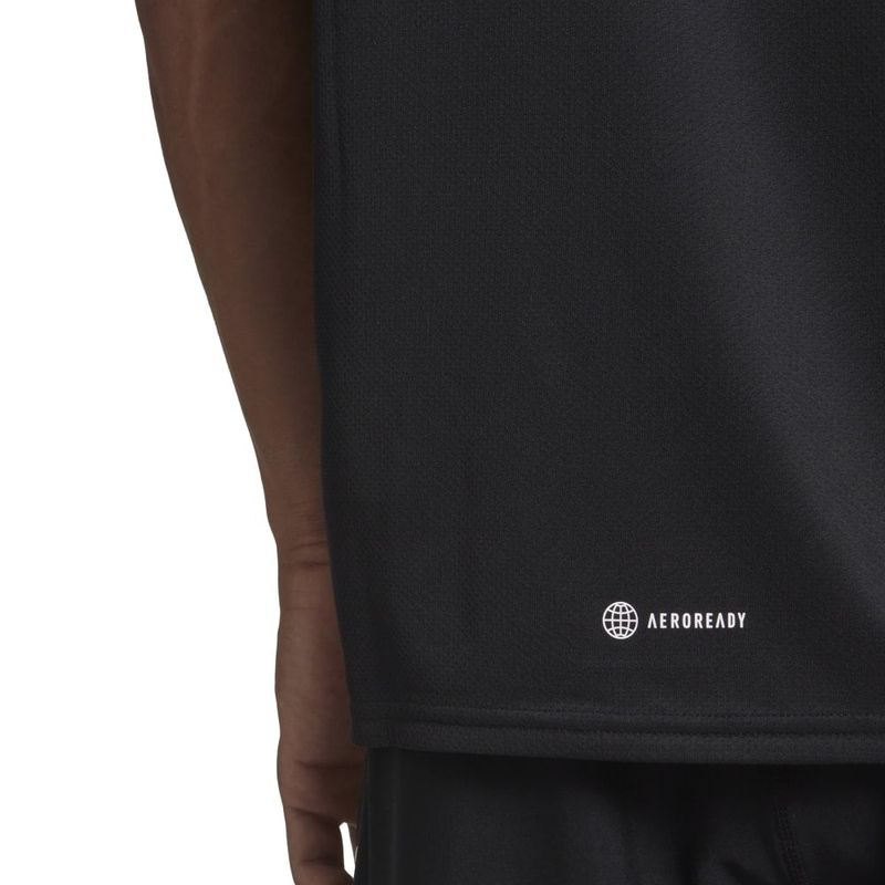 Camiseta-Manga-Corta-adidas-para-hombre-D4M-Tee-para-entrenamiento-color-negro.-Detalle-2