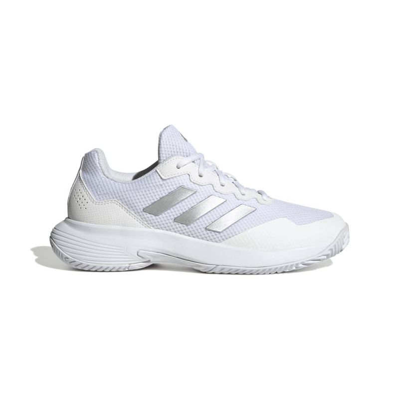 Tenis-adidas-para-mujer-Gamecourt-2-W-para-tenis-color-blanco.-Lateral-Externa-Derecha