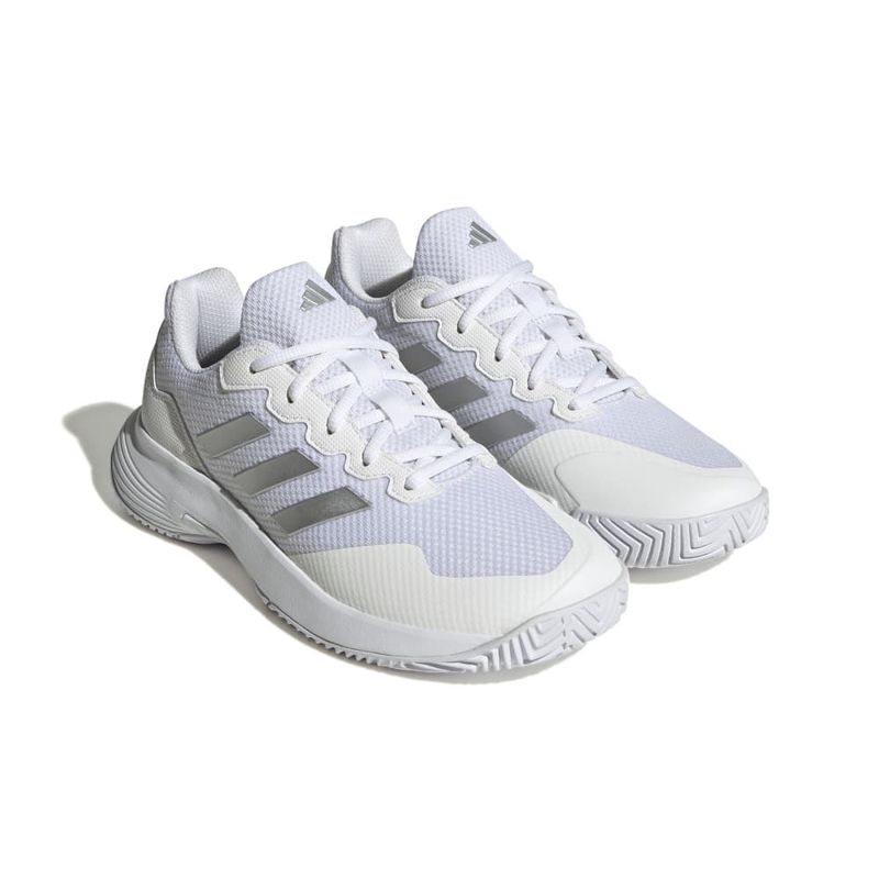 Tenis-adidas-para-mujer-Gamecourt-2-W-para-tenis-color-blanco.-Borde-Externo