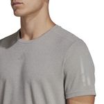 Camiseta-Manga-Corta-adidas-para-hombre-Otr-Heather-Tee-para-correr-color-gris.-Detalle-1