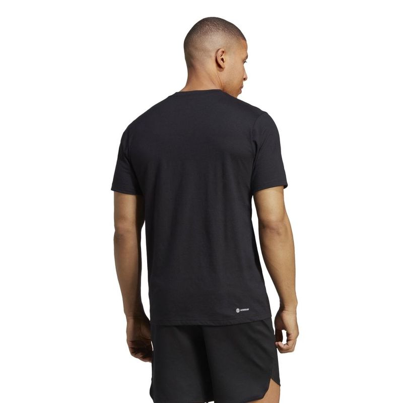 Camiseta-Manga-Corta-adidas-para-hombre-Tr-Es-Fr-Logo-T-para-entrenamiento-color-negro.-Reverso-Sobre-Modelo