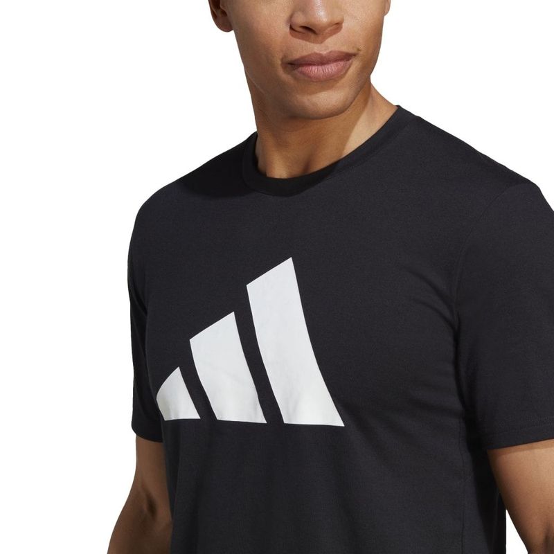 Camiseta-Manga-Corta-adidas-para-hombre-Tr-Es-Fr-Logo-T-para-entrenamiento-color-negro.-Detalle-1