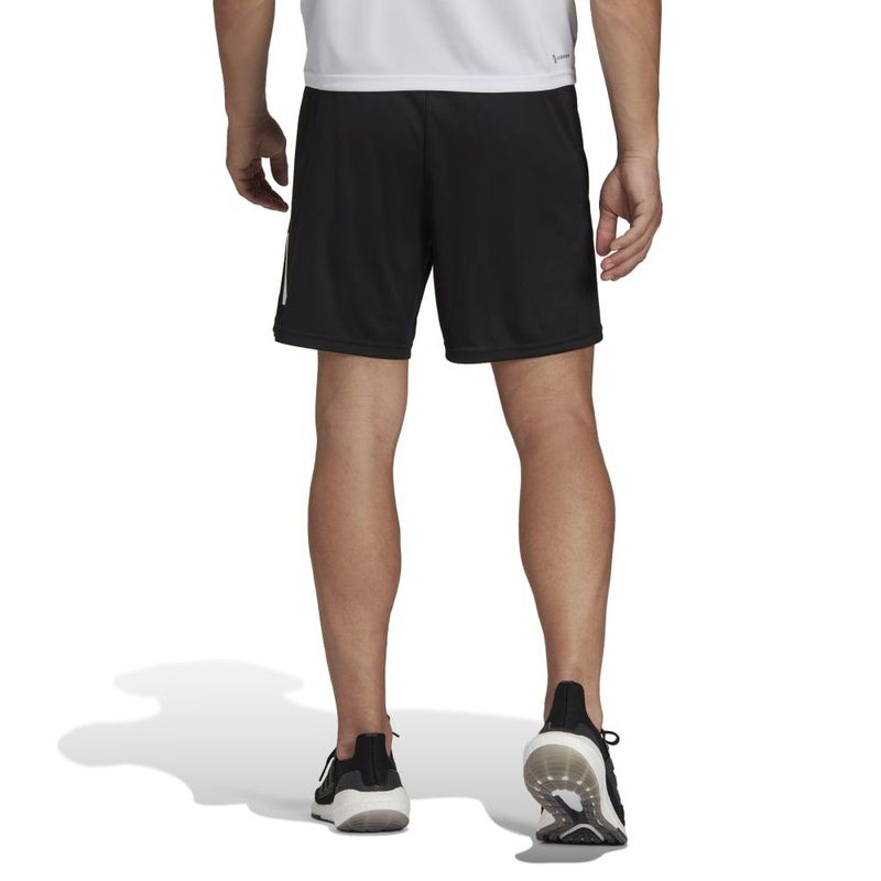 Pantaloneta-adidas-para-hombre-Tr-Es-Logo-Sho-para-entrenamiento-color-negro.-Reverso-Sobre-Modelo