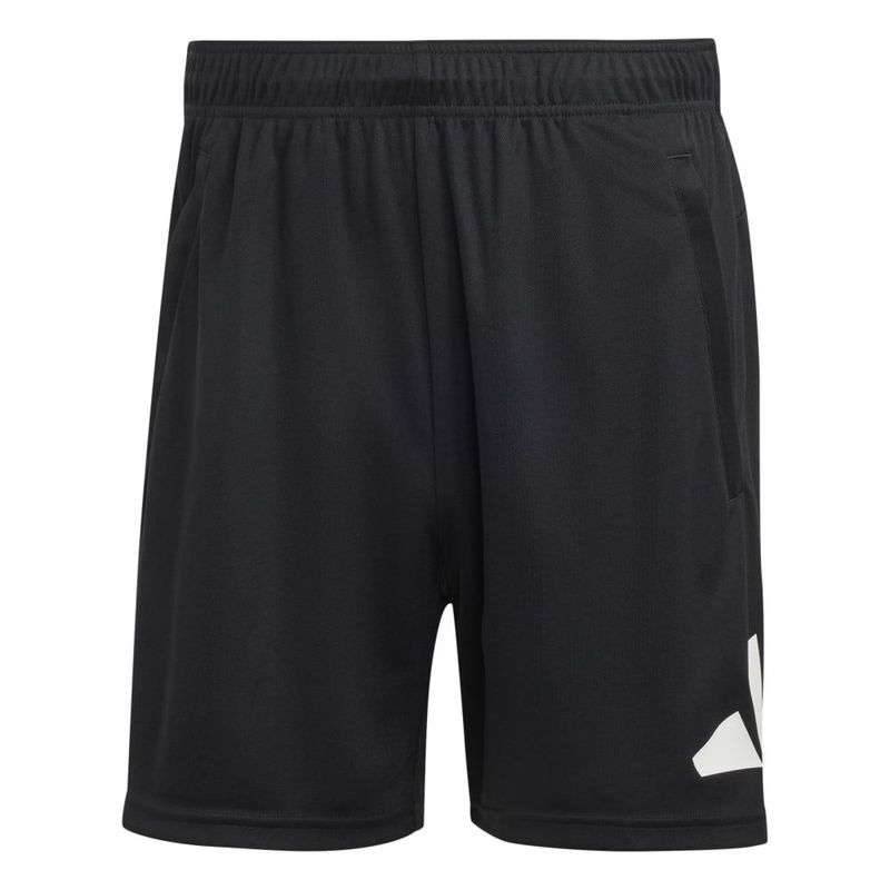 Pantaloneta-adidas-para-hombre-Tr-Es-Logo-Sho-para-entrenamiento-color-negro.-Frente-Sin-Modelo