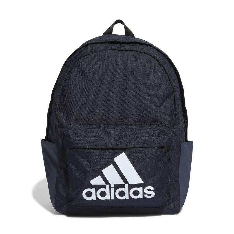 Morral-adidas-para-hombre-Clsc-Bos-Bp-para-moda-color-azul.-Frente-Sin-Modelo