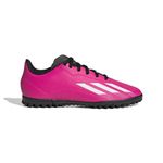 Guayos-adidas-para-niño-X-Speedportal.4-Tf-J-para-futbol-color-rosado.-Lateral-Externa-Derecha