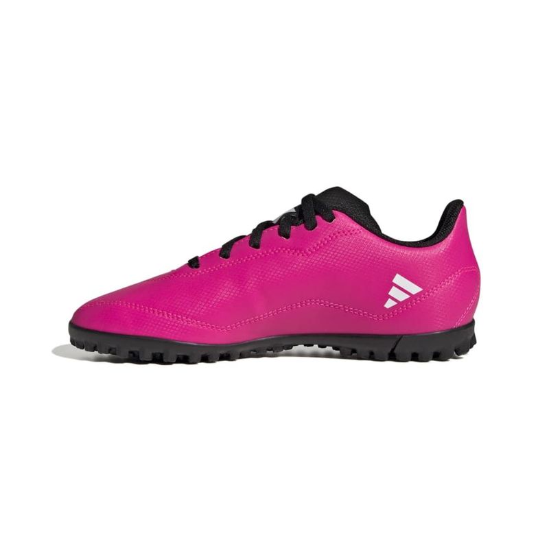 Guayos-adidas-para-niño-X-Speedportal.4-Tf-J-para-futbol-color-rosado.-Lateral-Interna-Izquierda