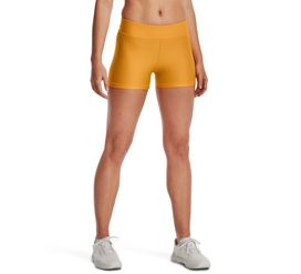 UA Our Mid Rise Shorty Pantaloneta amarillo de mujer para entrenamiento