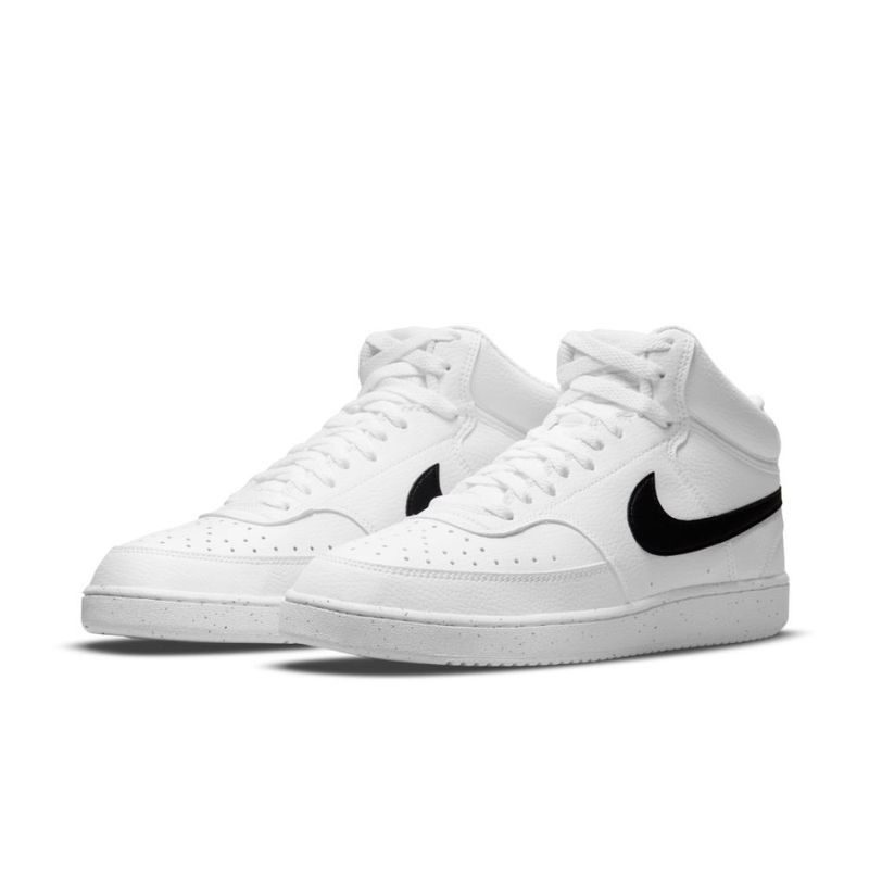 Tenis-nike-para-hombre-Nike-Court-Vision-Mid-Nn-para-moda-color-blanco.-Par-Alineados