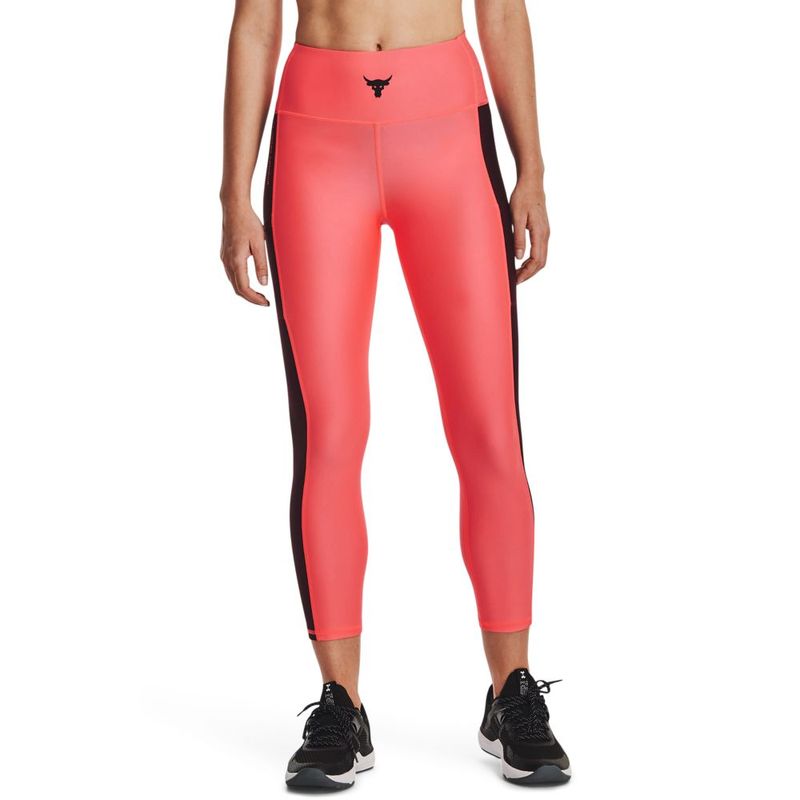 Licra-under-armour-para-mujer-Ua-Pjt-Rck-Hg-Ankle-Lg-para-entrenamiento-color-rojo.-Frente-Sobre-Modelo