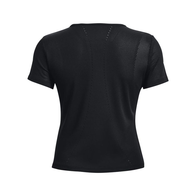 Camiseta-Manga-Corta-under-armour-para-mujer-Engineered-Knit-Ss-para-entrenamiento-color-negro.-Reverso-Sin-Modelo