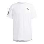 Camiseta-Manga-Corta-adidas-para-hombre-Club-3Str-Tee-para-tenis-color-blanco.-Frente-Sin-Modelo
