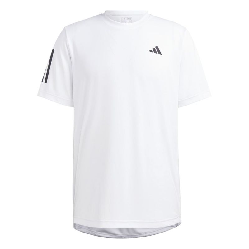 Camiseta-Manga-Corta-adidas-para-hombre-Club-3Str-Tee-para-tenis-color-blanco.-Frente-Sin-Modelo