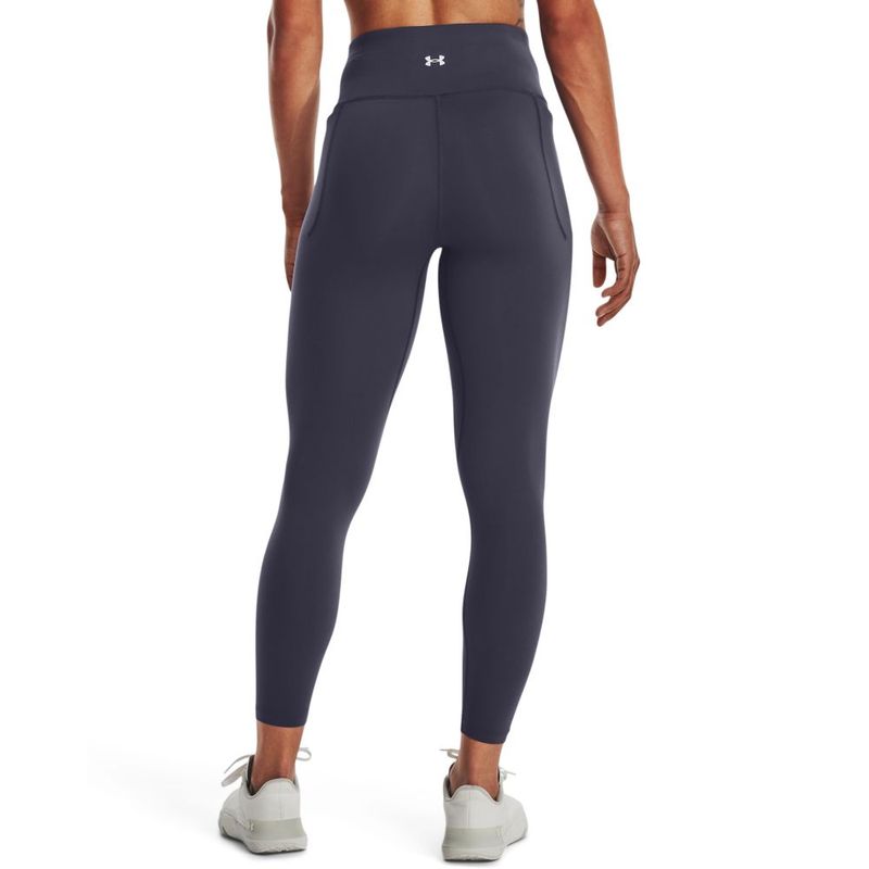 Licra-under-armour-para-mujer-Meridian-Ankle-Leg-para-entrenamiento-color-morado.-Reverso-Sobre-Modelo