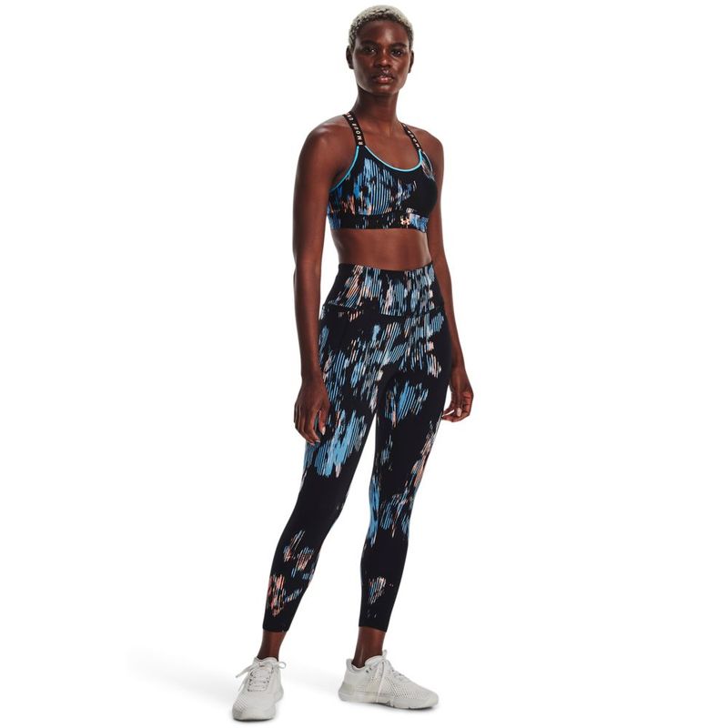 Licra-under-armour-para-mujer-Meridian-Print-Ankle-Leg-para-entrenamiento-color-negro.-Outfit-Completo