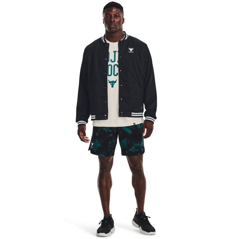 Pantaloneta-under-armour-para-hombre-Pjt-Rock-Printed-Wvn-Short-para-entrenamiento-color-verde.-Outfit-Completo