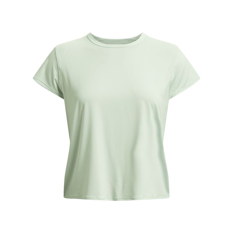 Camiseta-Manga-Corta-under-armour-para-mujer-Ua-Knockout-T-Shirt-para-entrenamiento-color-verde.-Frente-Sin-Modelo