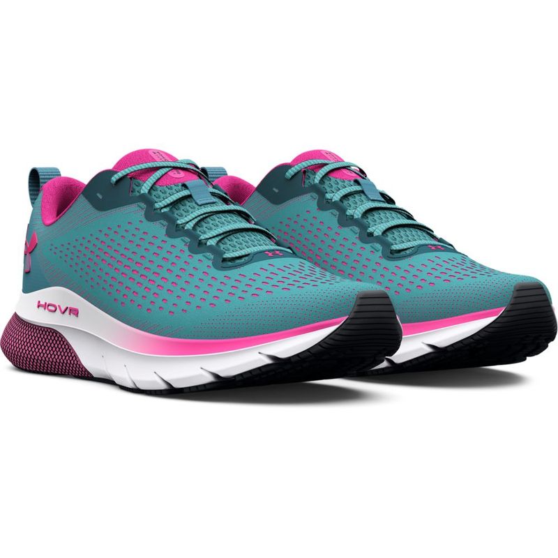 Tenis-under-armour-para-mujer-Ua-W-Hovr-Turbulence-para-correr-color-azul.-Par-Alineados
