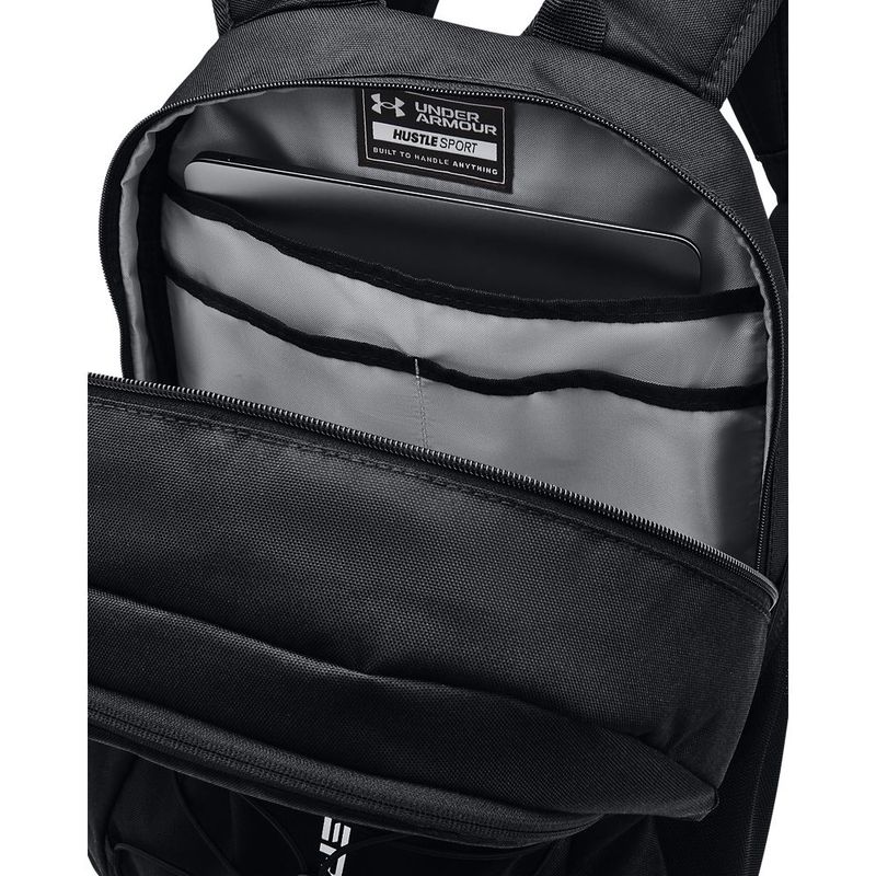 Morral-under-armour-para-hombre-Ua-Hustle-Sport-Backpack-para-entrenamiento-color-negro.-Almacenamiento