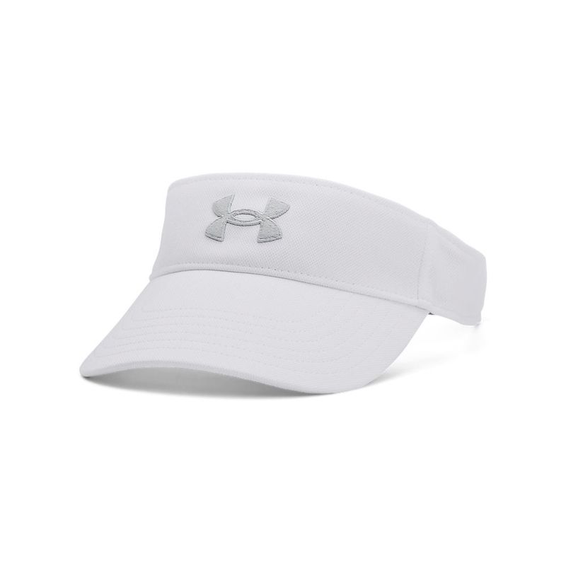 Visera-under-armour-para-mujer-Women-S-Ua-Blitzing-Visor-para-entrenamiento-color-blanco.-Frente-Sin-Modelo