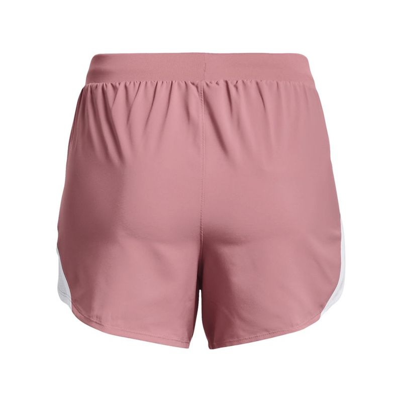Pantaloneta-under-armour-para-mujer-Ua-Fly-By-2.0-Short-para-correr-color-rosado.-Reverso-Sin-Modelo