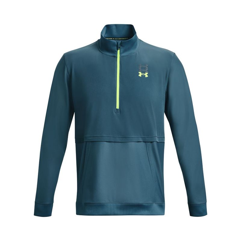 Chaqueta-under-armour-para-hombre-Ua-Run-Anywhere-Pullover-para-correr-color-azul.-Frente-Sin-Modelo