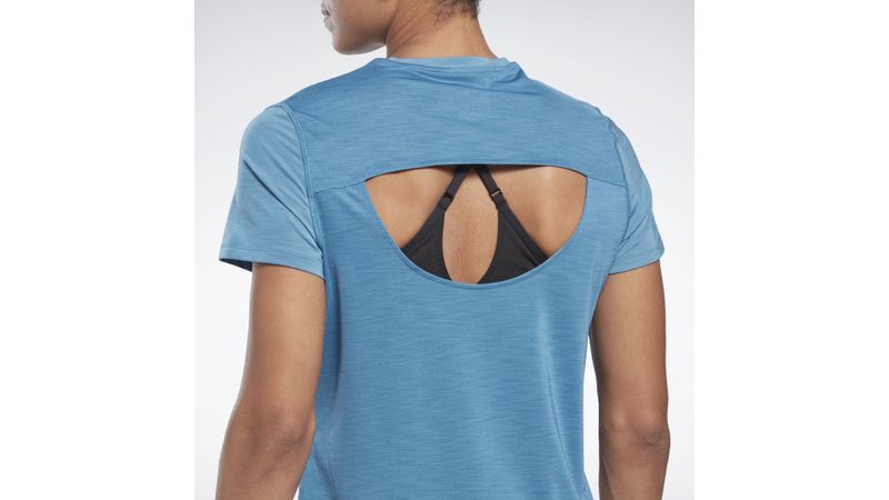 Camisetas reebok sales mujer azul