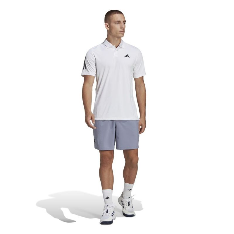 Polo-adidas-para-hombre-Club-3Str-Polo-para-tenis-color-blanco.-Outfit-Completo