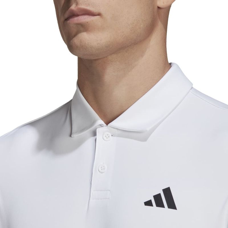 Polo-adidas-para-hombre-Club-3Str-Polo-para-tenis-color-blanco.-Detalle-1