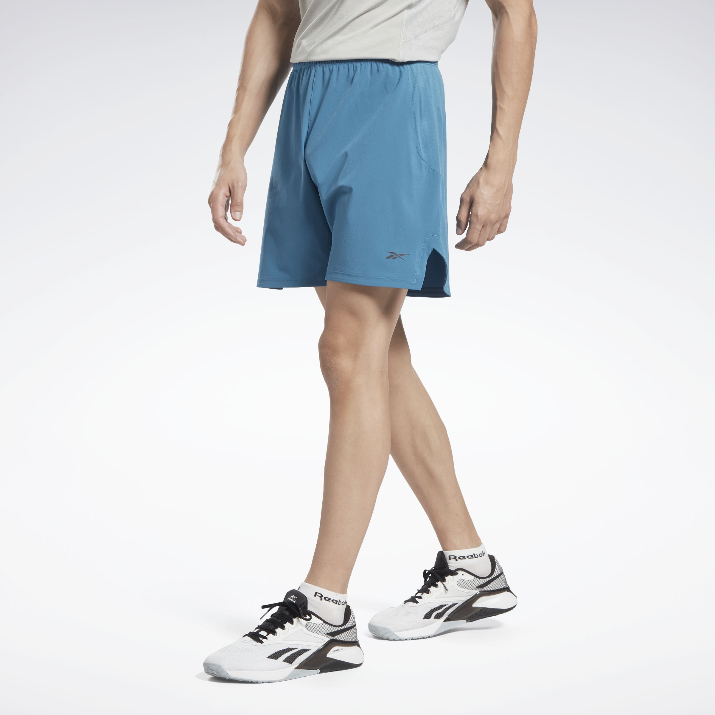 Reebok Ts Strength 3.0 Short Pantaloneta azul de hombre para