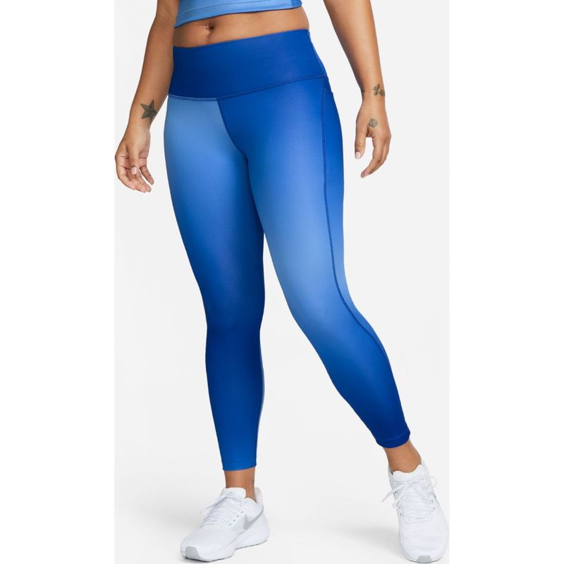 Licra-nike-para-mujer-W-Nk-Df-Fst-Sw-Prt-Mr-7-8-Tght-para-correr-color-azul.-Frente-Sobre-Modelo