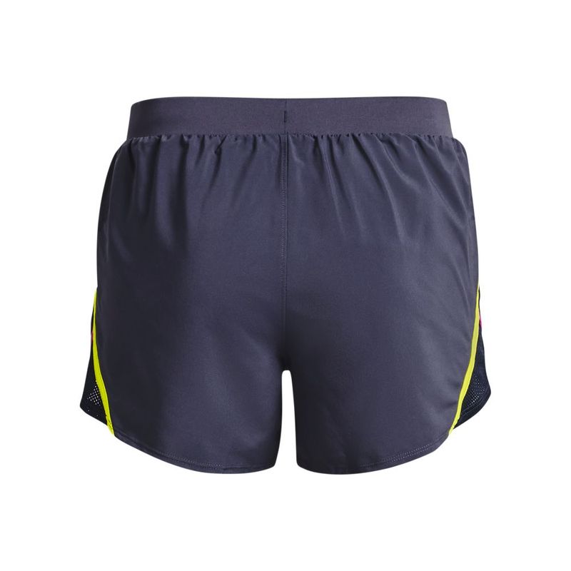 Pantaloneta-under-armour-para-mujer-Ua-Fly-By-2.0-Short-para-correr-color-morado.-Reverso-Sin-Modelo