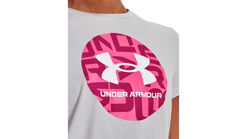 Camiseta Under Armour UA Circle Wordmark SS 1374162-001 - Femenina