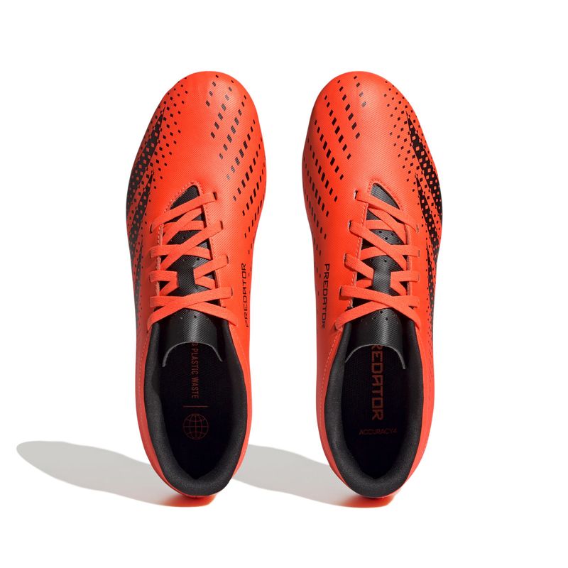 Guayos-adidas-para-hombre-Predator-Accuracy.4-Fxg-para-futbol-color-naranja.-Capellada