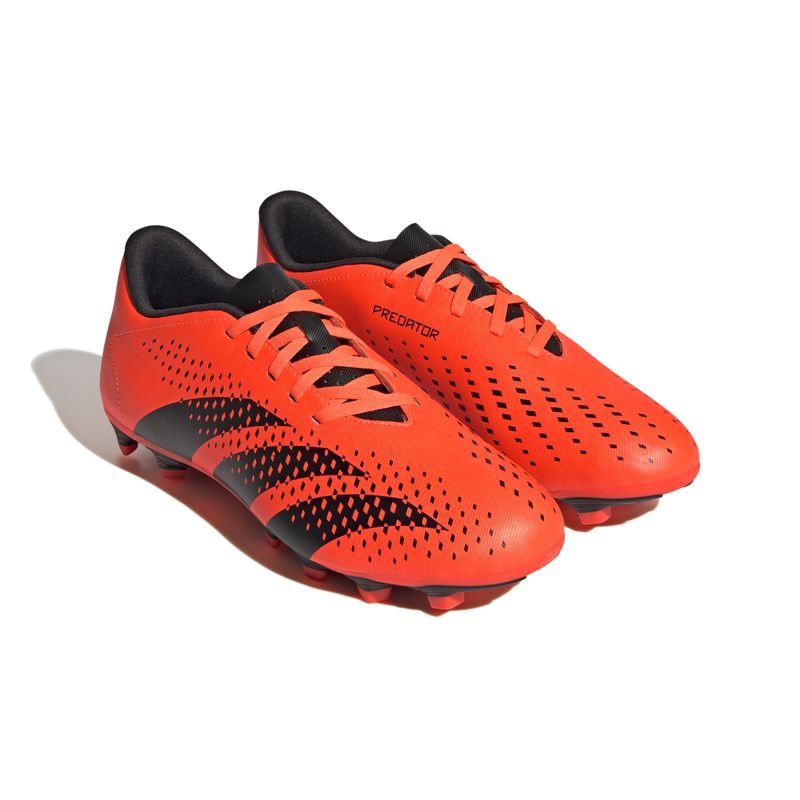 Guayos-adidas-para-hombre-Predator-Accuracy.4-Fxg-para-futbol-color-naranja.-Borde-Externo