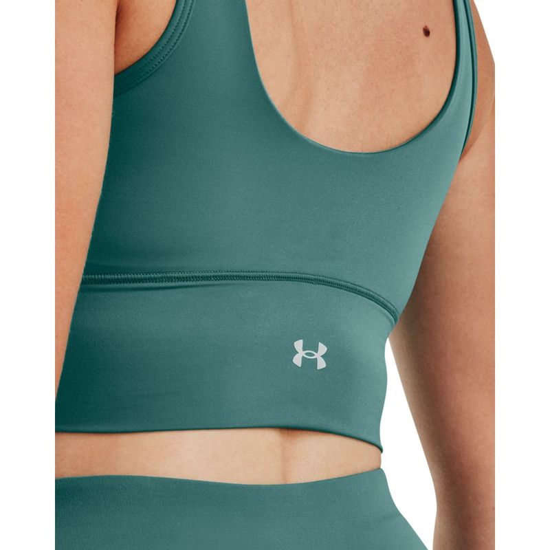 Camiseta-Manga-Sisa-under-armour-para-mujer-Meridian-Fitted-Crop-Tank-para-entrenamiento-color-amarillo.-Detalle-Sobre-Modelo-3