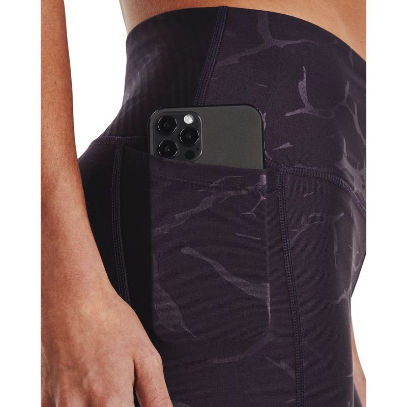 Licra-under-armour-para-mujer-Armour-Emboss-Legging-para-entrenamiento-color-morado.-Manga