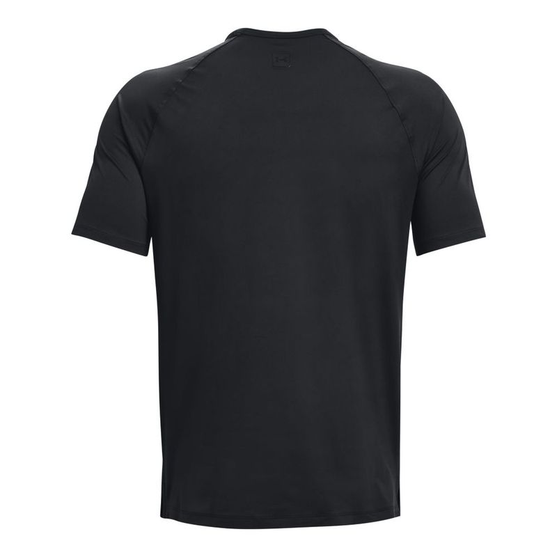 Camiseta-Manga-Corta-under-armour-para-hombre-Ua-Meridian-Shortsleeve-para-entrenamiento-color-negro.-Reverso-Sin-Modelo