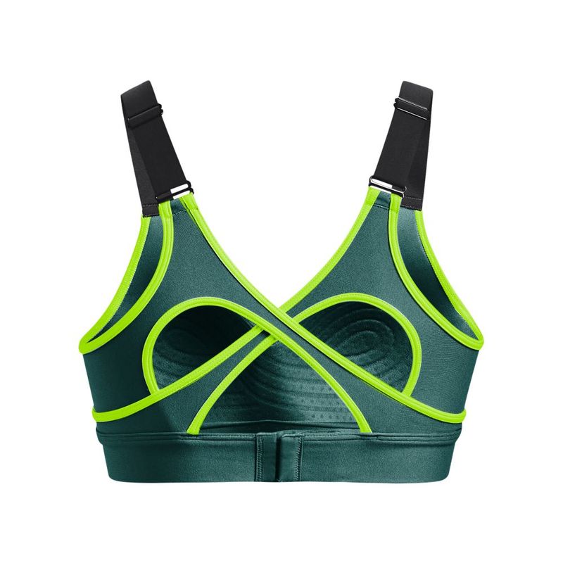 Top-under-armour-para-mujer-Ua-Infinity-Crossover-High-para-entrenamiento-color-verde.-Reverso-Sin-Modelo