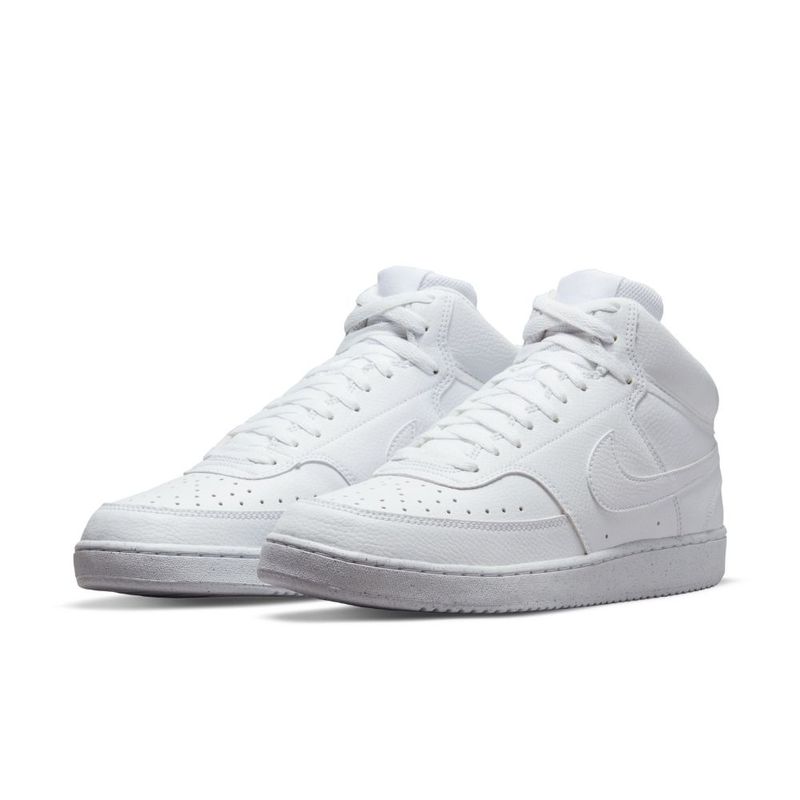Tenis-nike-para-hombre-Nike-Court-Vision-Mid-Nn-para-moda-color-blanco.-Par-Alineados